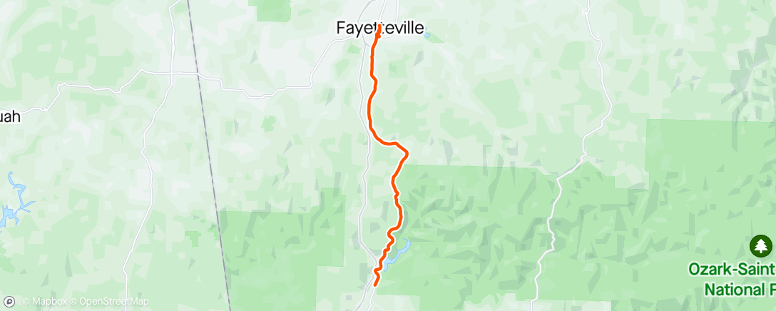 Map of the activity, Hwy 71 Classic