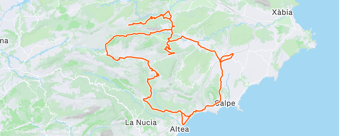 アクティビティ「Cap Negret day 1」の地図