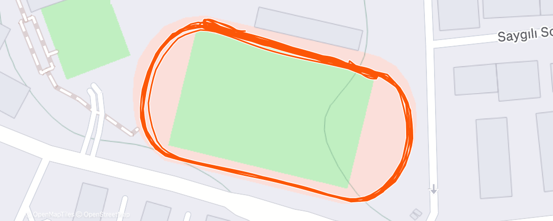 Карта физической активности (Afternoon Run)