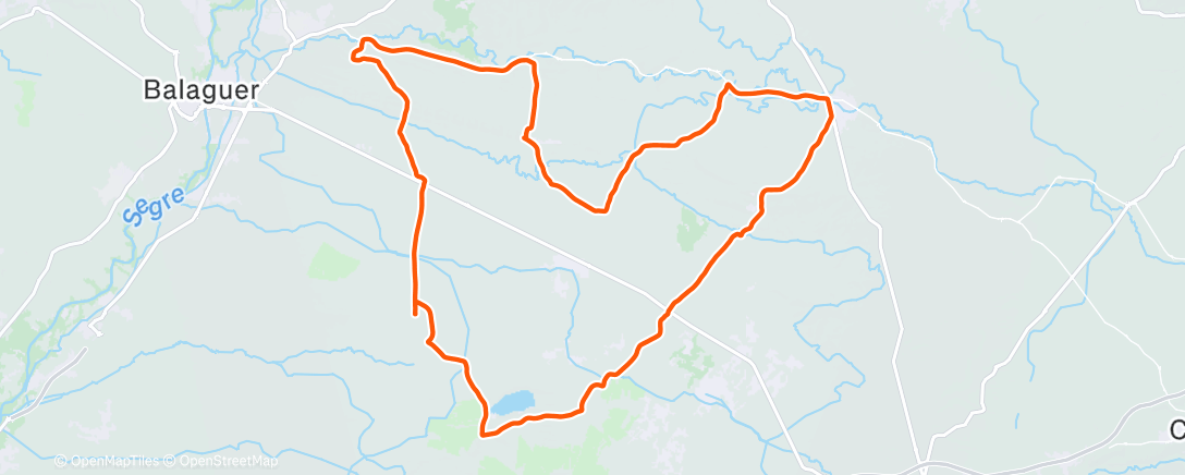 Map of the activity, Serres de Nadal 🎅🏻