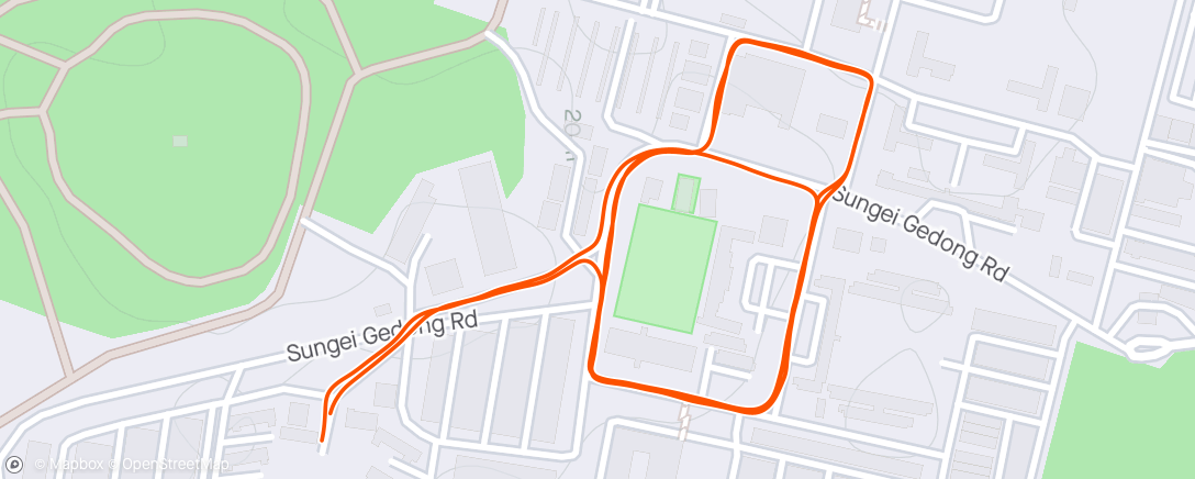 Map of the activity, Morning Run - Easy zone 2