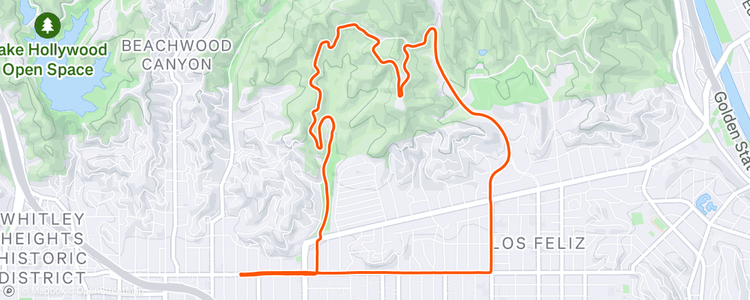 Map of the activity, Bebe Climb