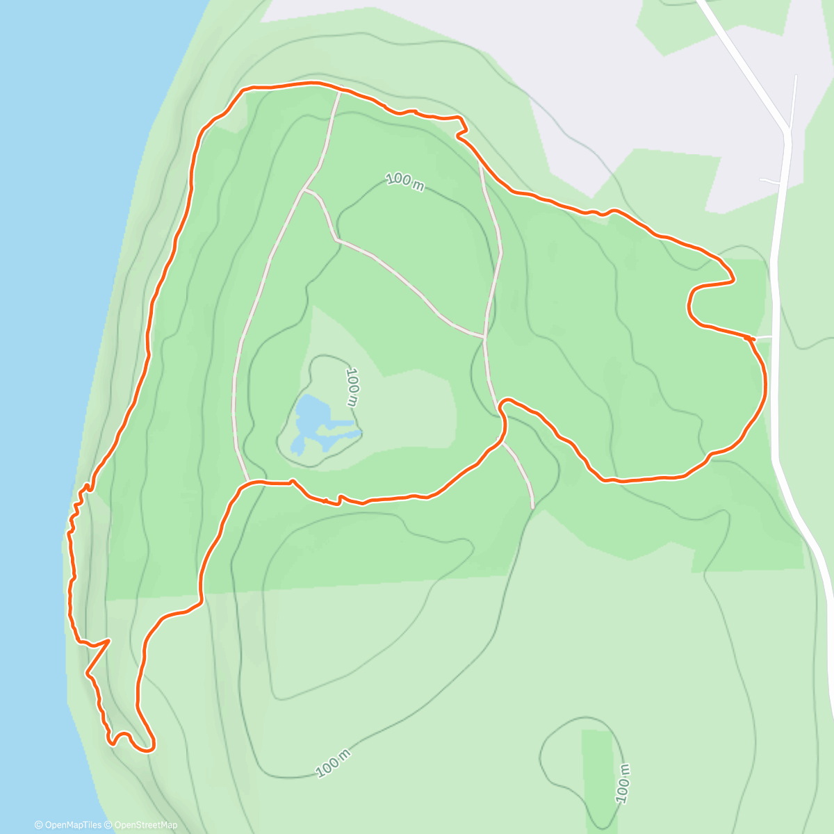 Map of the activity, King's Caves