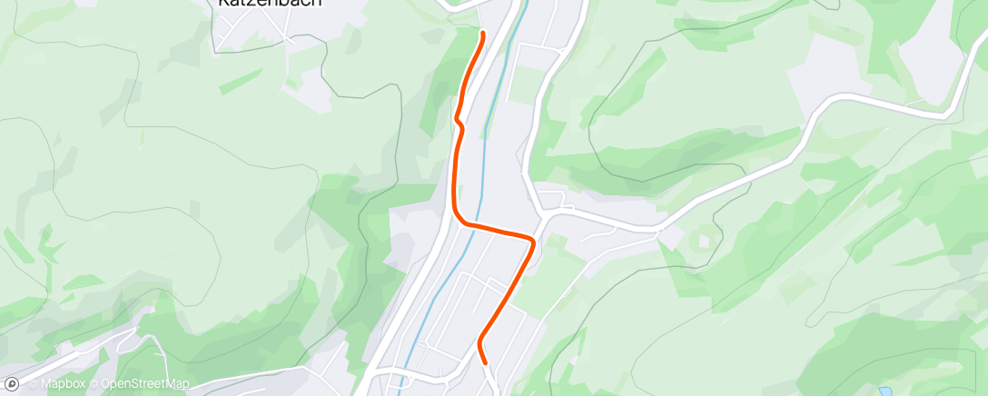 Map of the activity, E-Mountainbike-Fahrt am Abend