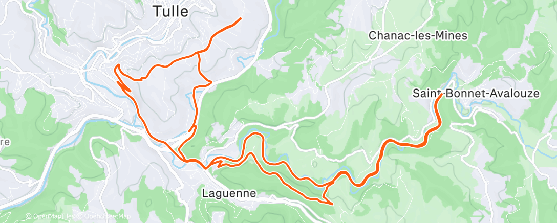 Map of the activity, Family run feat Morgane & Vincent