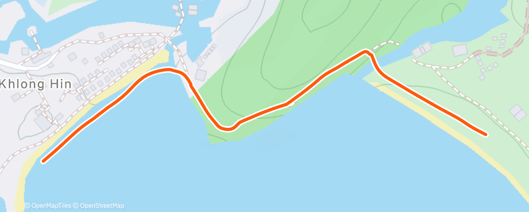 Карта физической активности (Afternoon Hike)