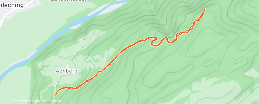 Карта физической активности (Kurzer Hike in die Sonne ☀️)