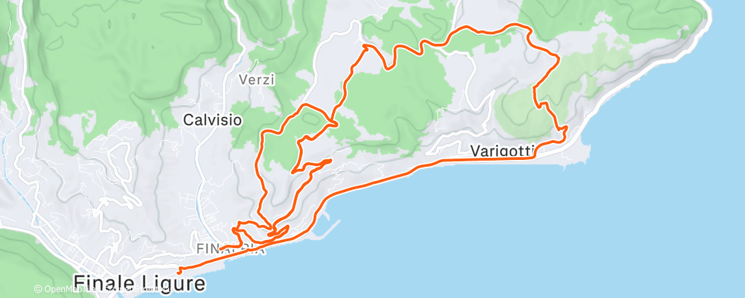 Map of the activity, Finale