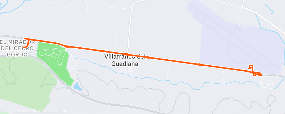 Map of the activity, Morning Gravel Ride