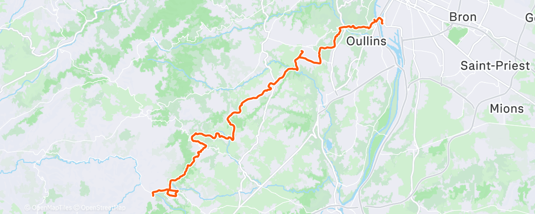 Map of the activity, SaintExpress  🏃✨