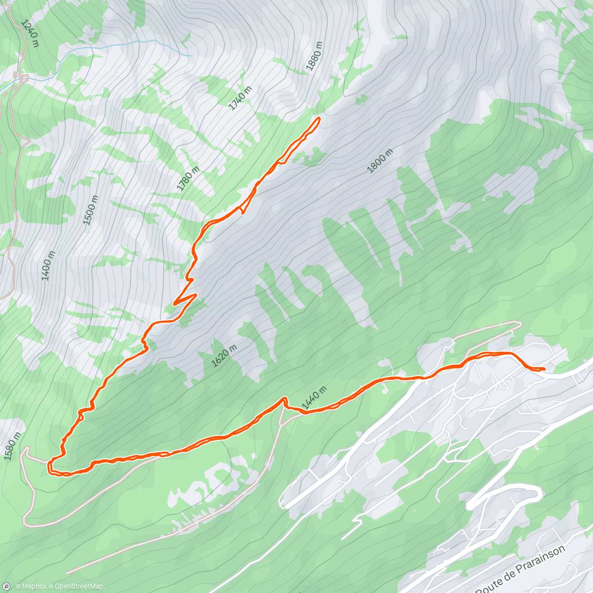 Map of the activity, Ptit Déj au Prabé 😍