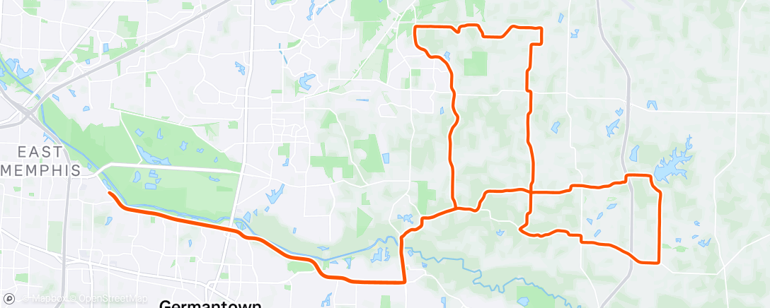 Map of the activity, Morning Ride