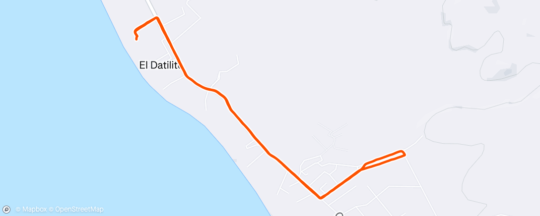 Map of the activity, Morning Run