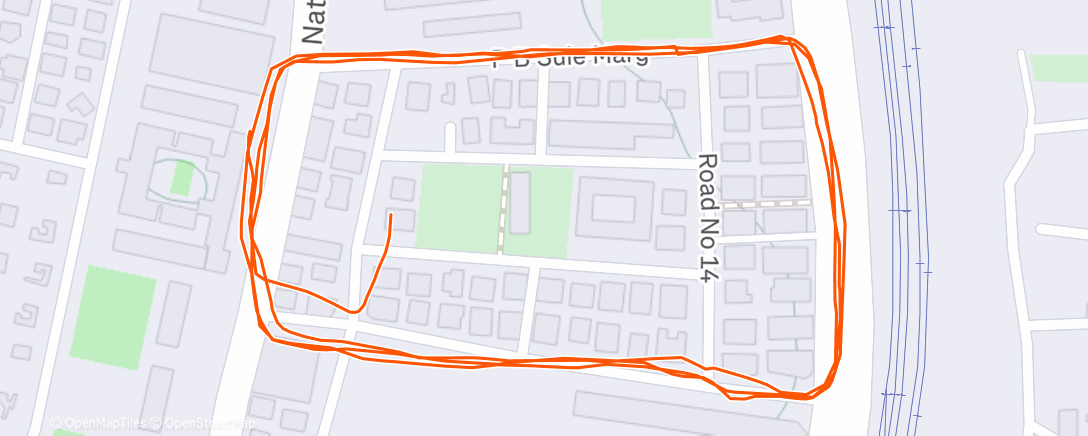 Карта физической активности (Morning Run)