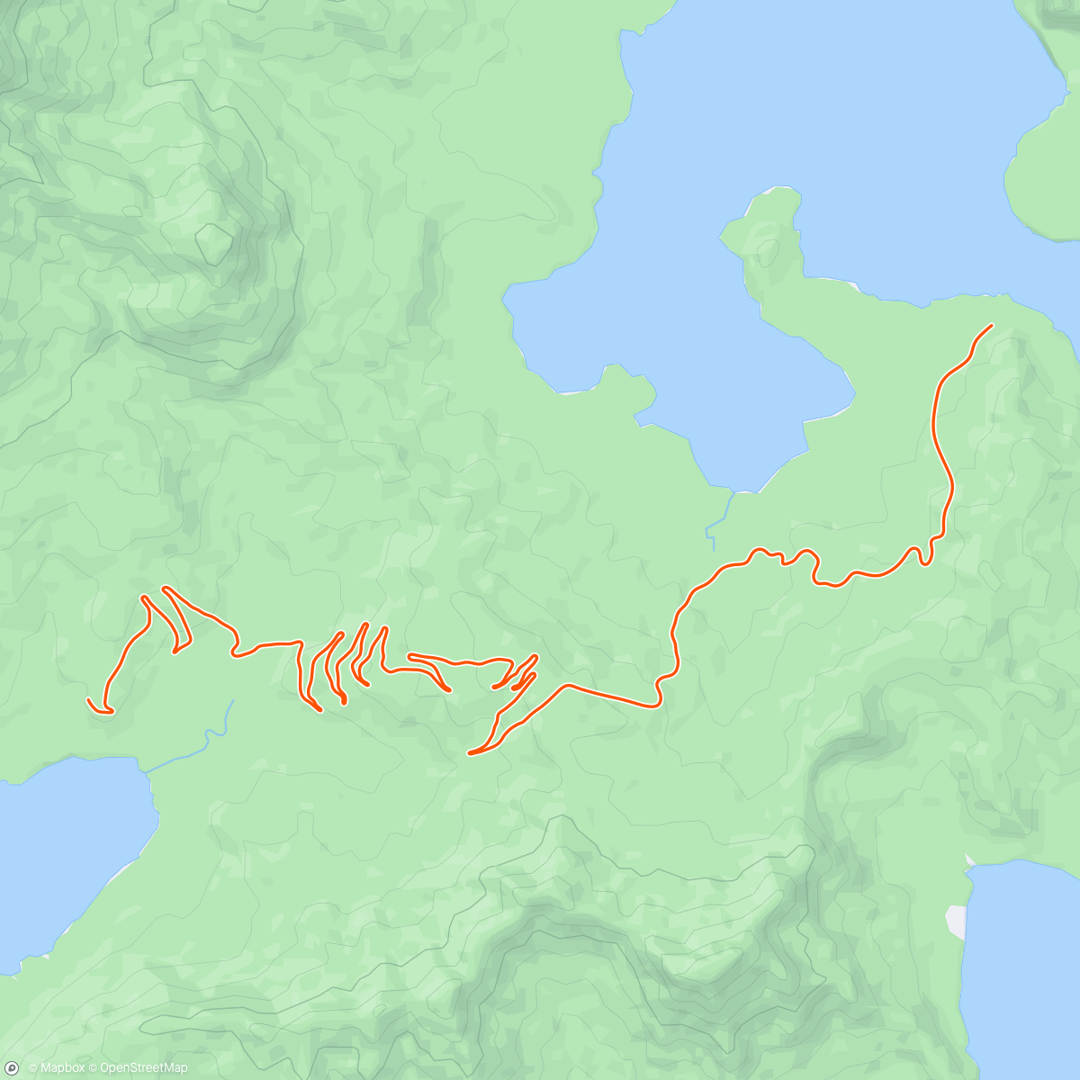 Map of the activity, Zwift - Road to Sky in Watopia