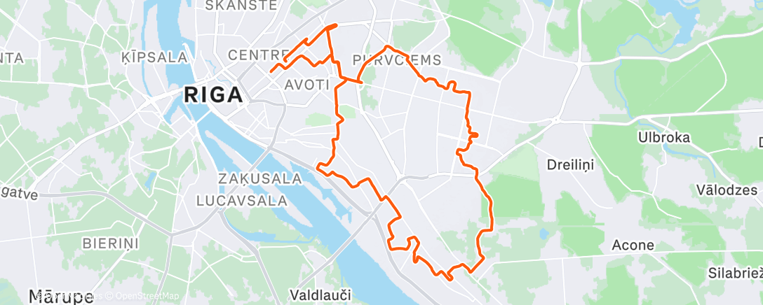 Карта физической активности (Supervaroņu svētdiena)