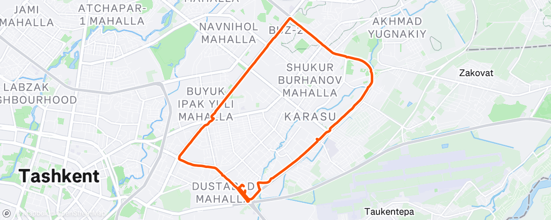 Map of the activity, Пока ещё темно 🏃‍♂️