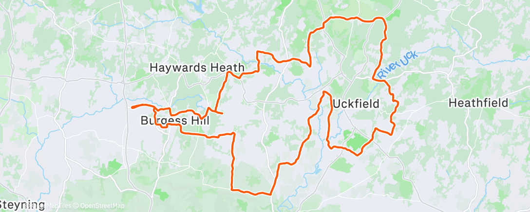 Map of the activity, Sunday Group