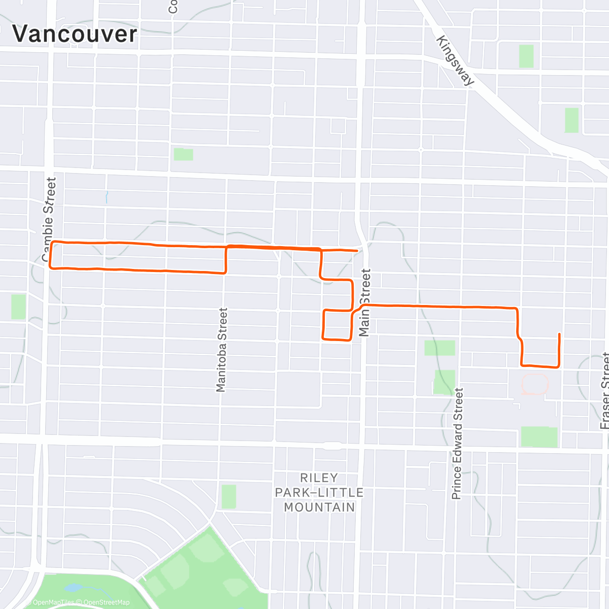 Карта физической активности (Lazy Sunday)