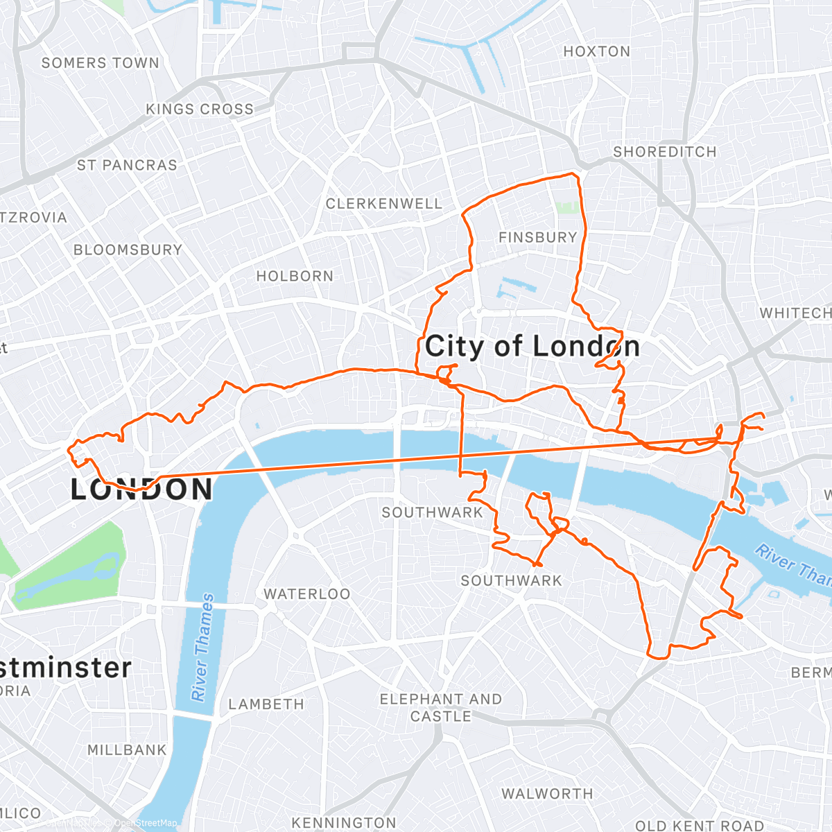 Карта физической активности (London walk 🚶‍♀️💥)