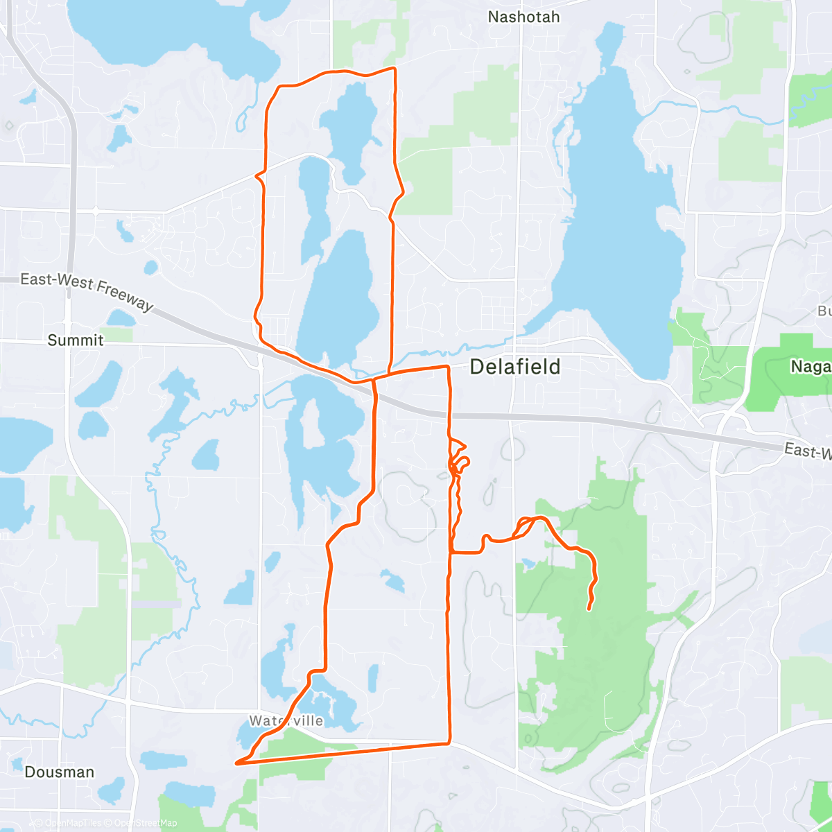 Map of the activity, chopped & cooked but still serving