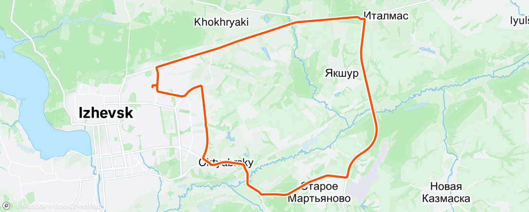 Map of the activity, Нас утро встречает прохладной..