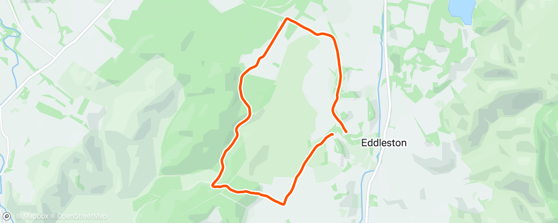 Map of the activity, Morning Run