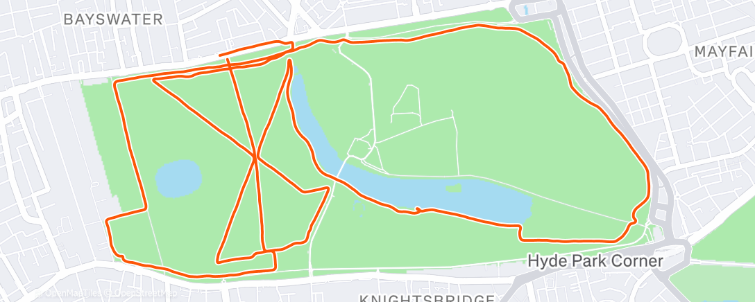 Mappa dell'attività La primera del año en Londres