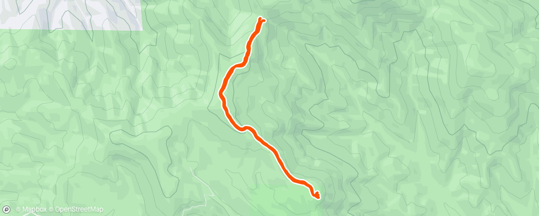 Map of the activity, Morning Hike