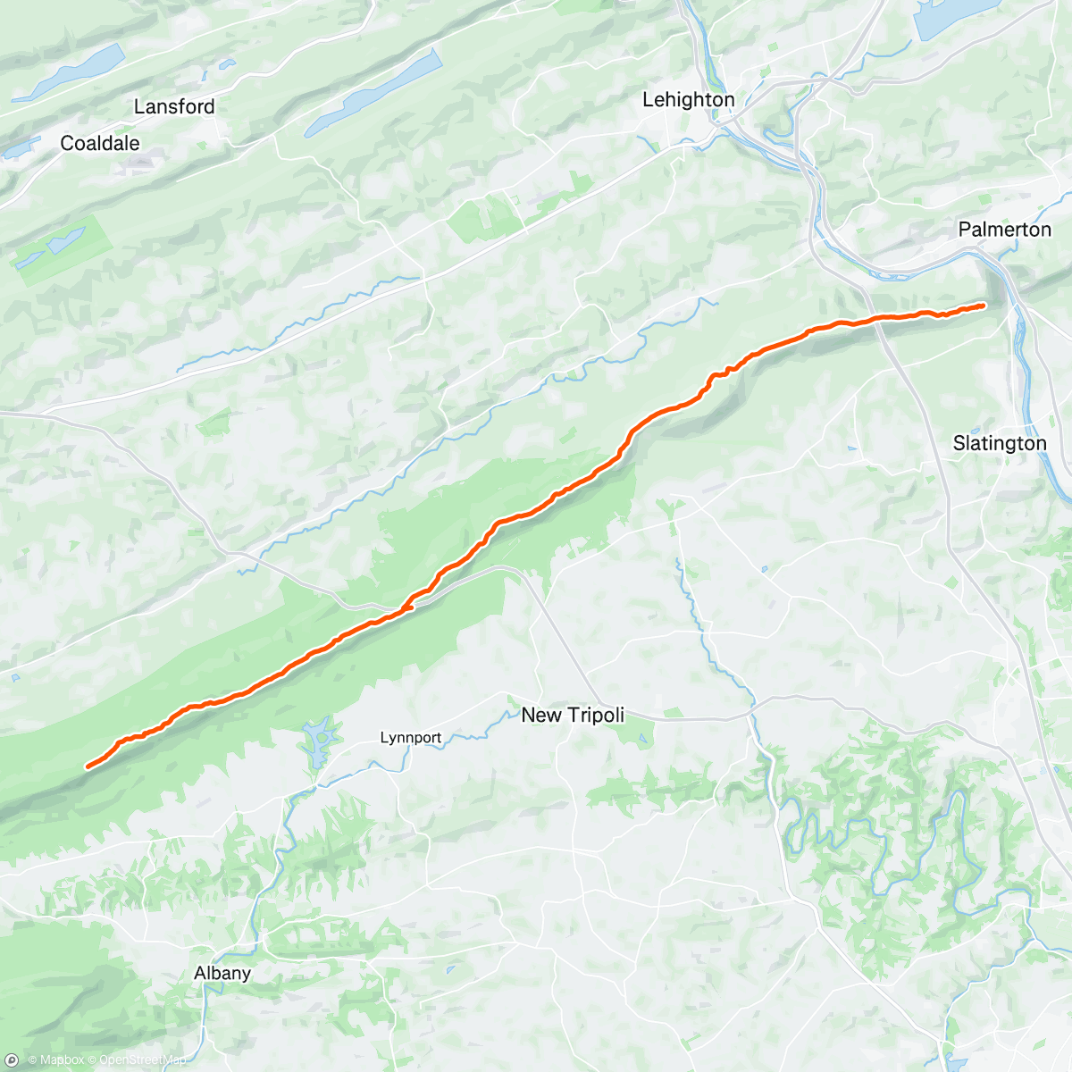Map of the activity, ECT Day 149