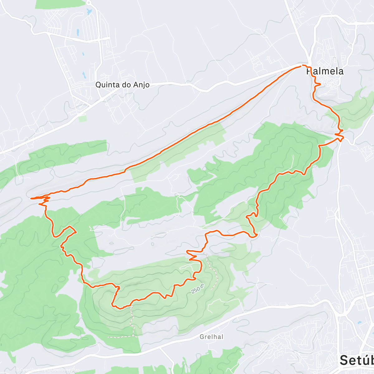 Map of the activity, Ultima do ano na Serra. 
Bom 2026 para todos