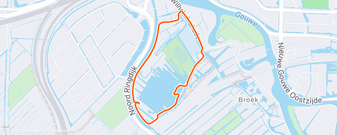 Map of the activity, Midday Stroll with a Friend