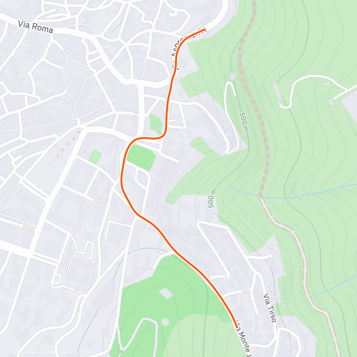 Map of the activity, ROUVY - Cool down - PEDALITALY Barbagia - Sardinia - Italy