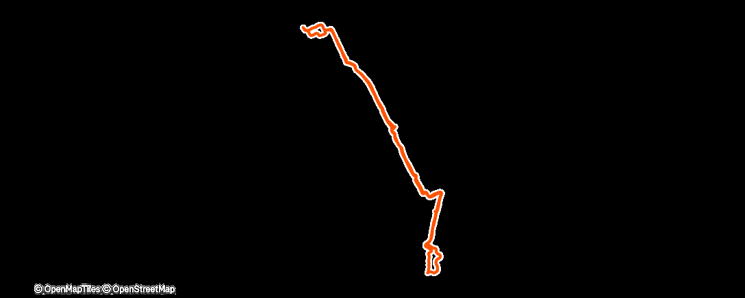 Map of the activity, Morning Walk