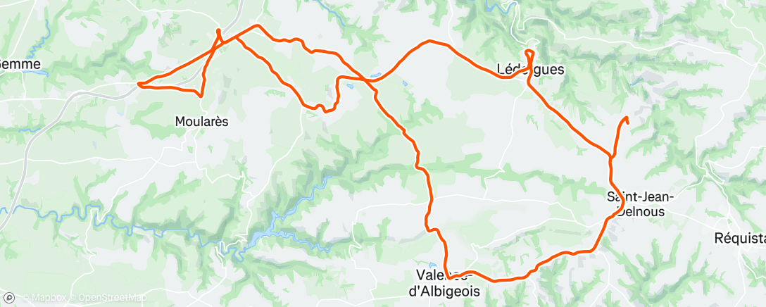 Carte de l'activité