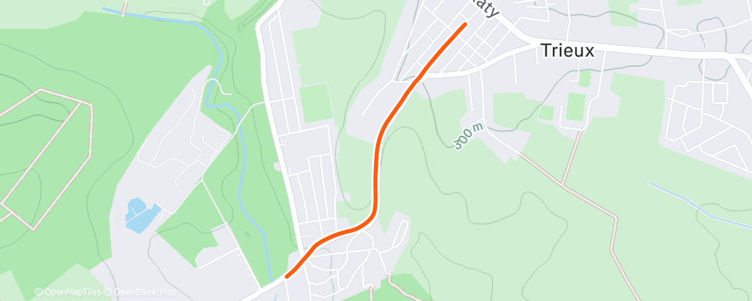 Map of the activity, Marche le midi