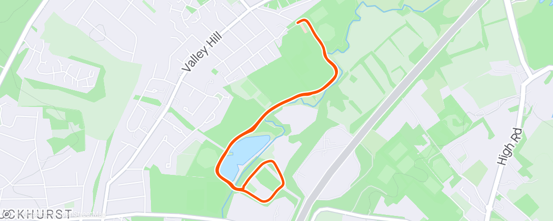 Map of the activity, Easy valley