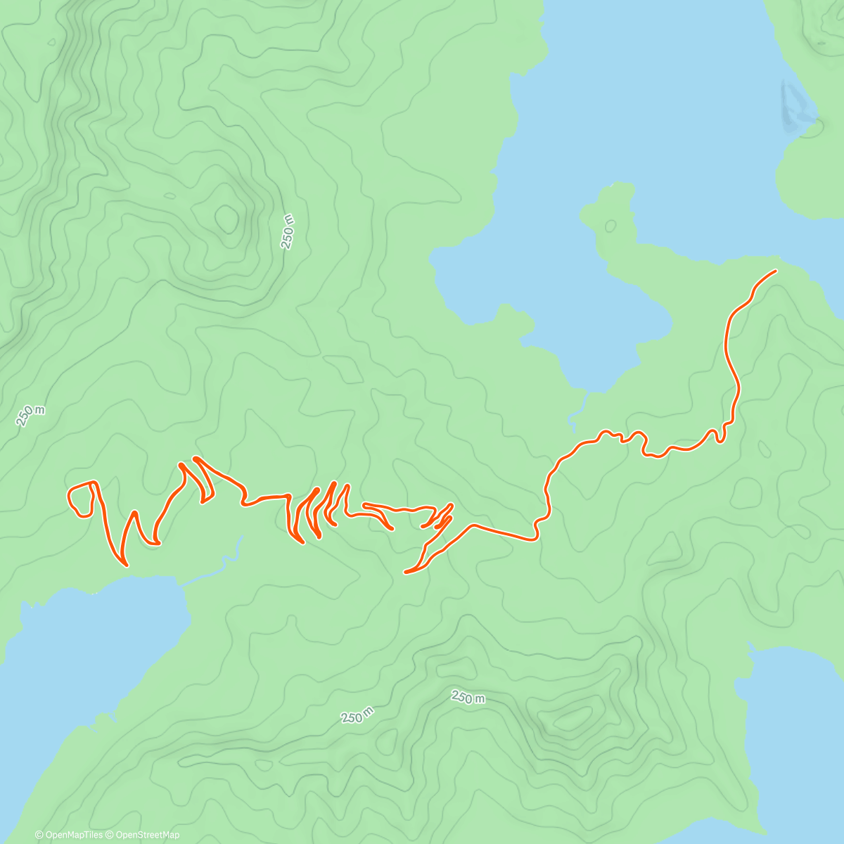 Map of the activity, Zwift - Road to Sky in Watopia