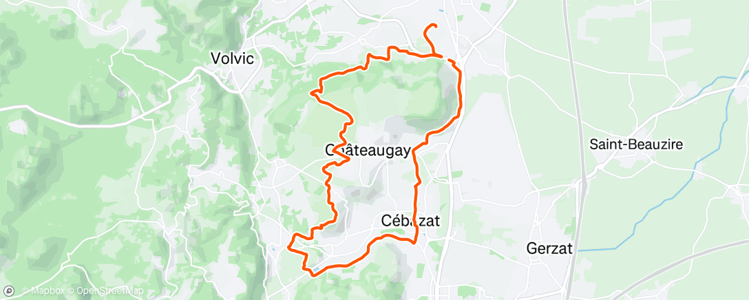 Map of the activity, Sur un petit créneau de 2h entre 2 cours 🚵‍♀️😜😁