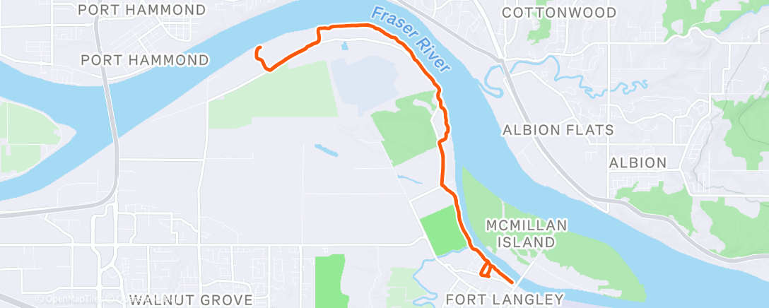 Map of the activity, Happy New Year! 10 miler with Sarah :)