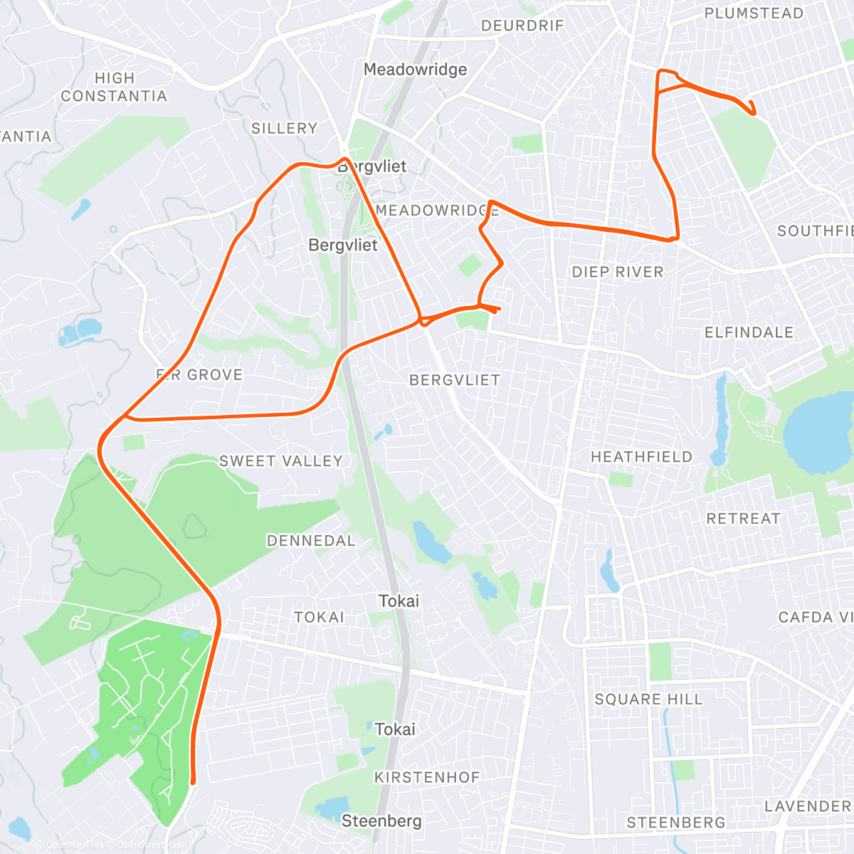 Map of the activity, Checking on the piece of land I bought