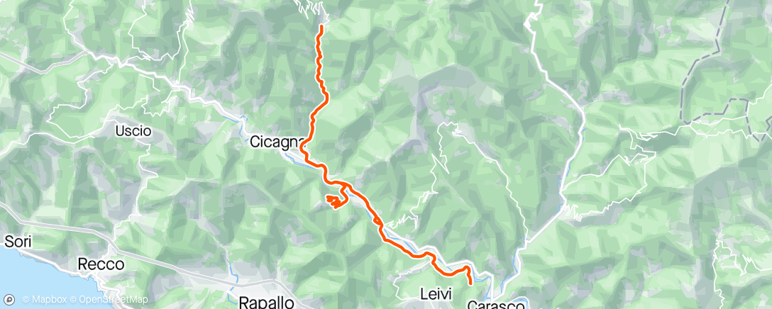 Map of the activity, 16/05/2024 Coreglia Ligure, Liguria, Italy