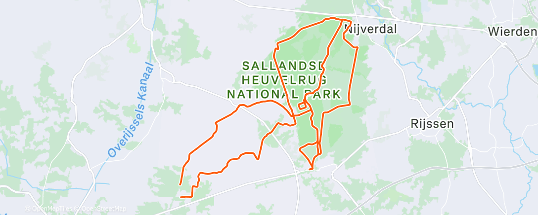 Map of the activity, Ochtendrit