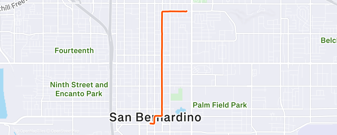 Map of the activity, Morning Ride