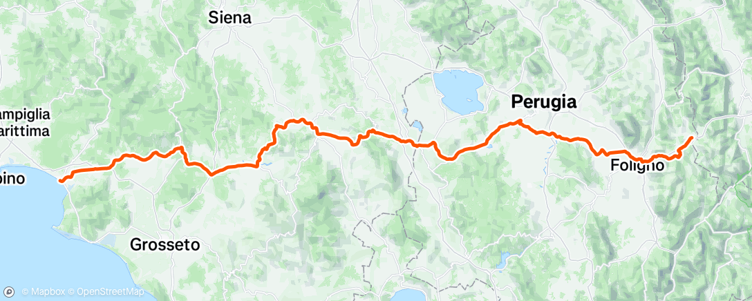 Map of the activity, Morning Ride