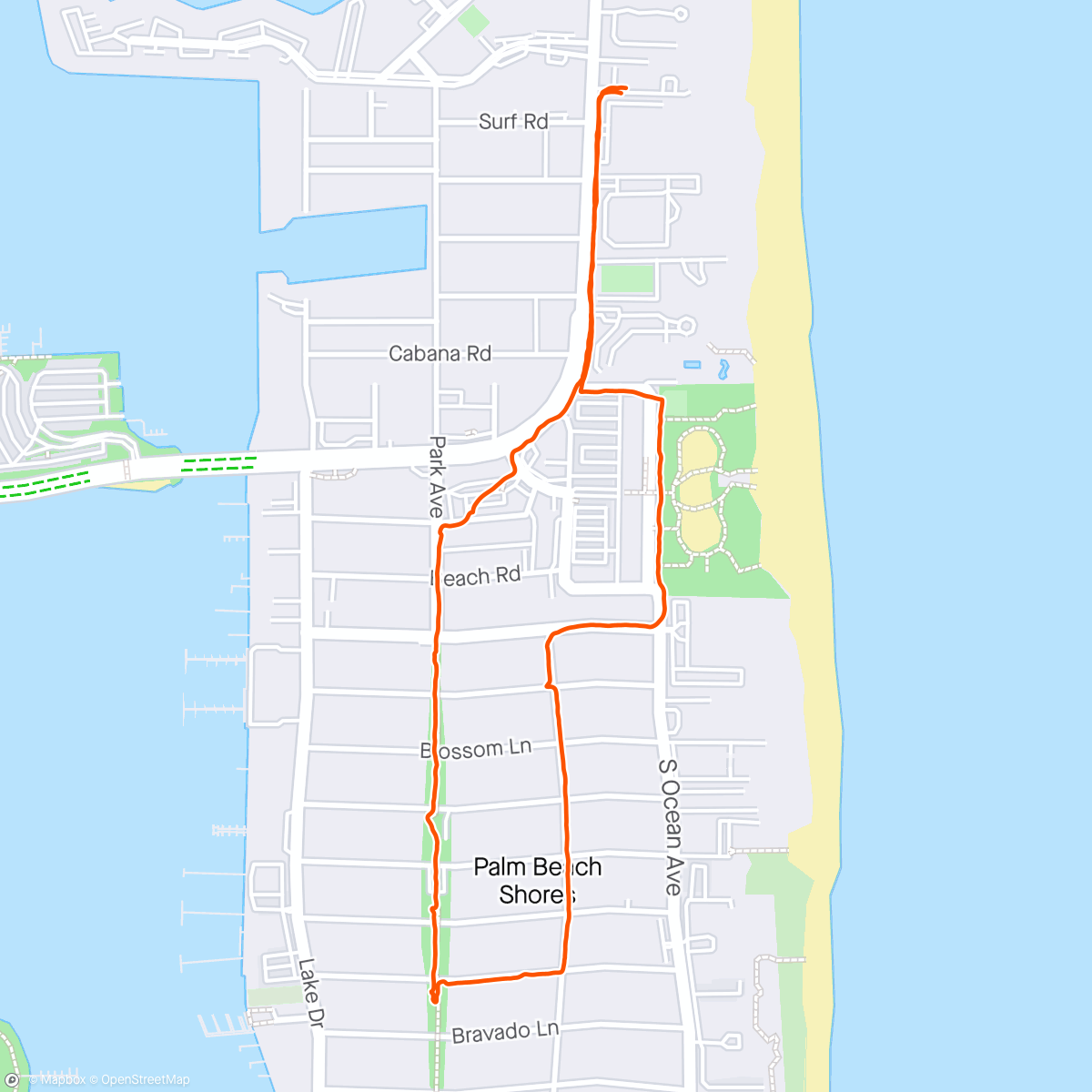 Map of the activity, Family stroll