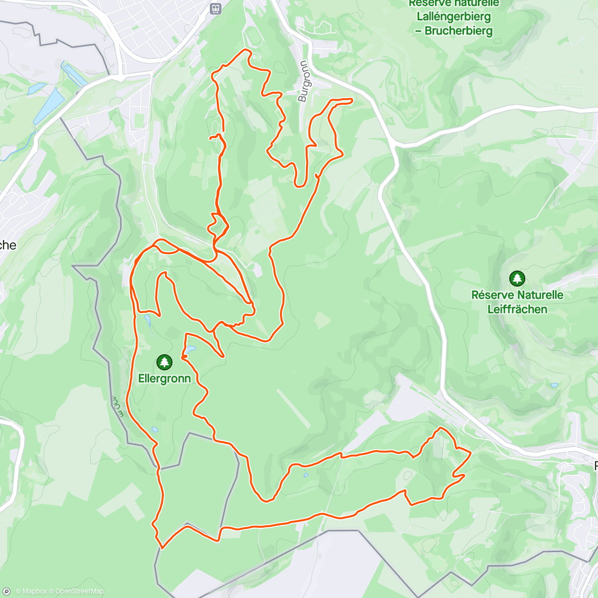 Map of the activity, Hike door het prachtige Zuid Luxemburg