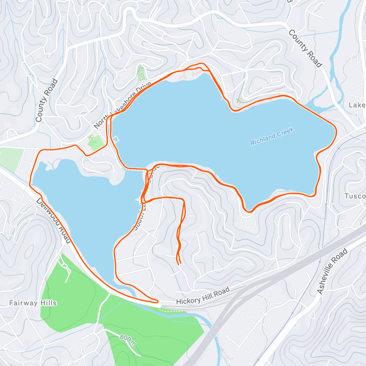 Map of the activity, Junaluska 🌞