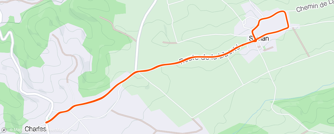 アクティビティ「04-05-2024 ; Échauffement」の地図