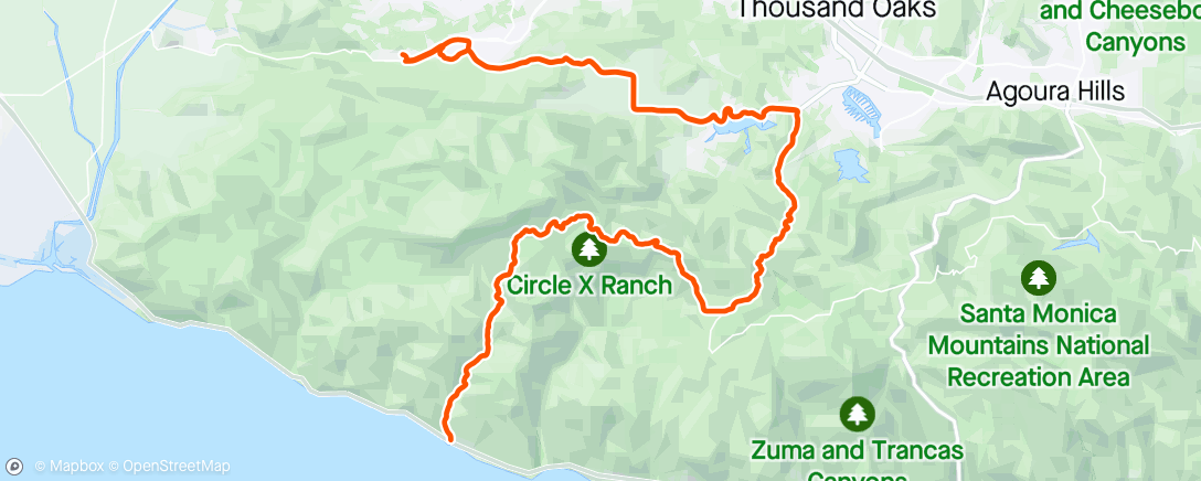 Mapa de la actividad, Westlake, Top of the World and Yerba Buena